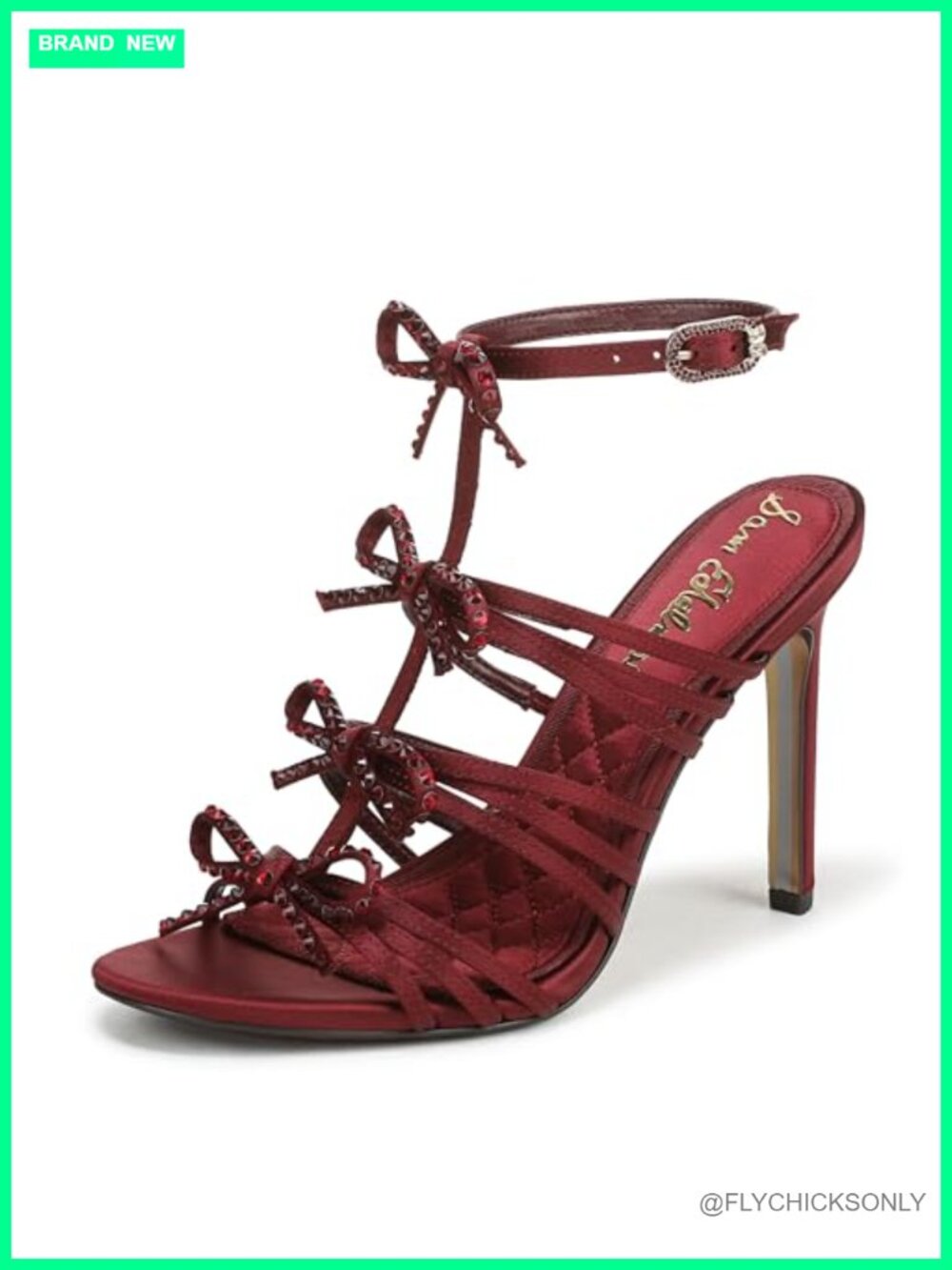 Strappy Stiletto Heeled Sandals Lace Up Ankle Strap